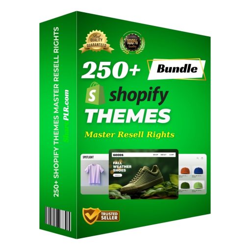 250+ Shopify Themes Master Resell Rights Bundle