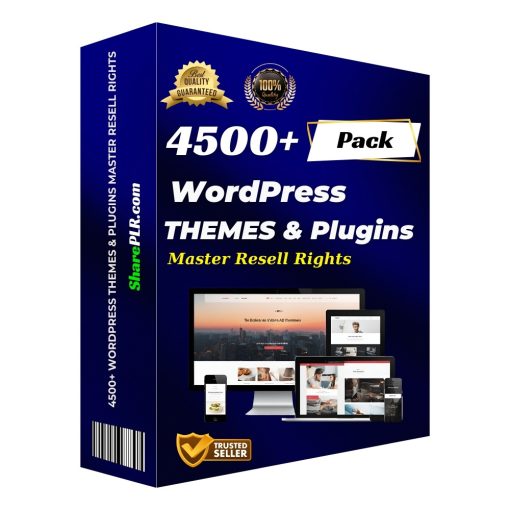 4500+ Wordpress Themes & Plugins Master Resell Rights Pack