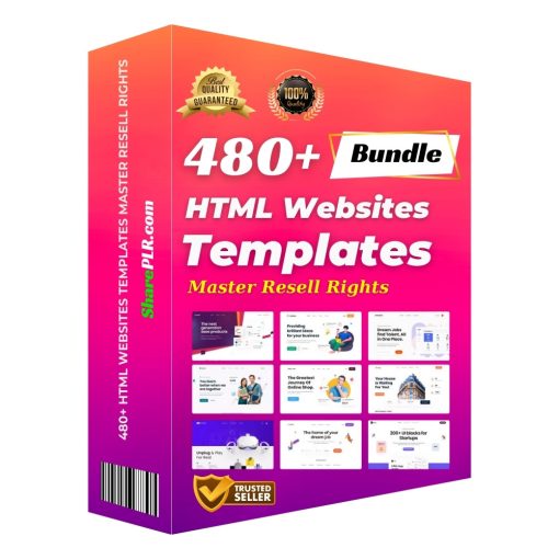 480+ Html Websites Master Resell Rights Bundle