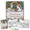 Renaissance Masterpieces 25 Coloring Pages