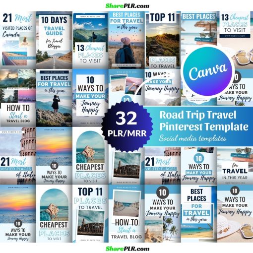 Road Trip Travel Pinterest Template