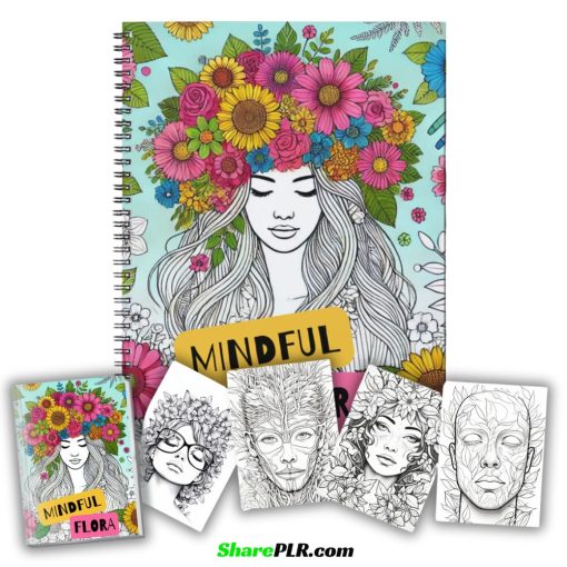 Mindful Flora 31 Coloring Pages 510x510