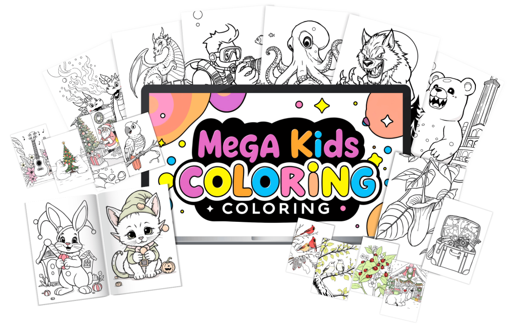 Banner Main Plr Coloring Book Pack