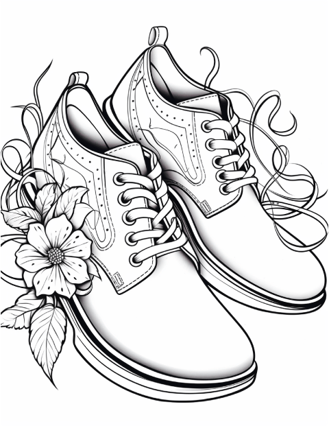 240 Fashion Shoes Coloring Pages 10