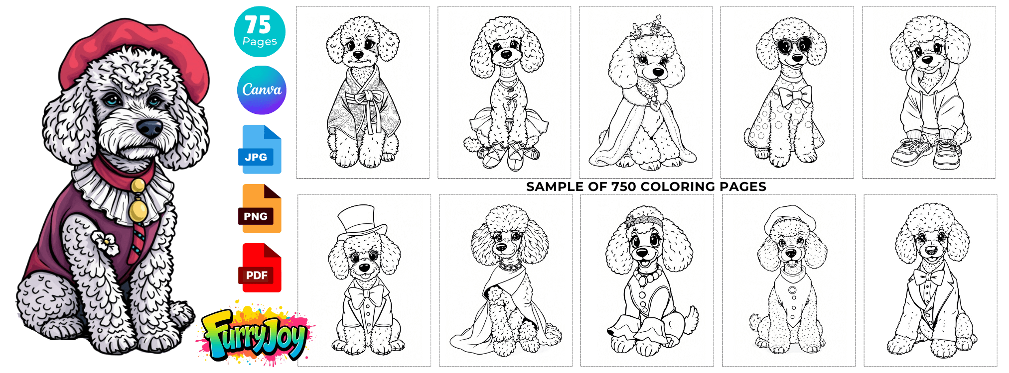 Furry Fashion Coloring Pack (plr) Fe2 1