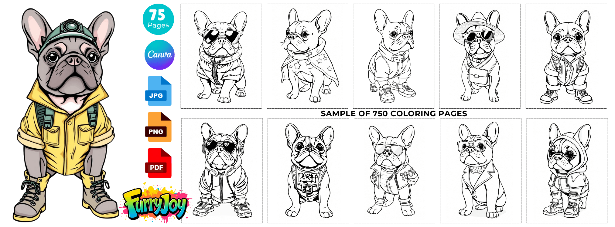 Furry Fashion Coloring Pack (plr) Fe2 7